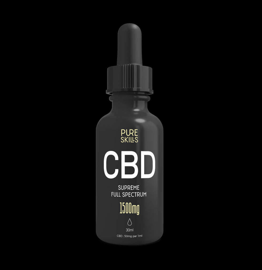 HUILE CBD FULL SPECTRUM - 1500MG - PURE SKILLS