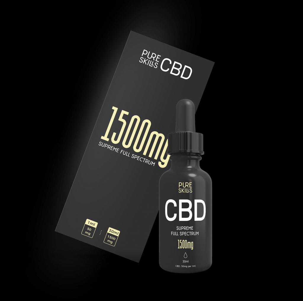 HUILE CBD FULL SPECTRUM - 1500MG - PURE SKILLS