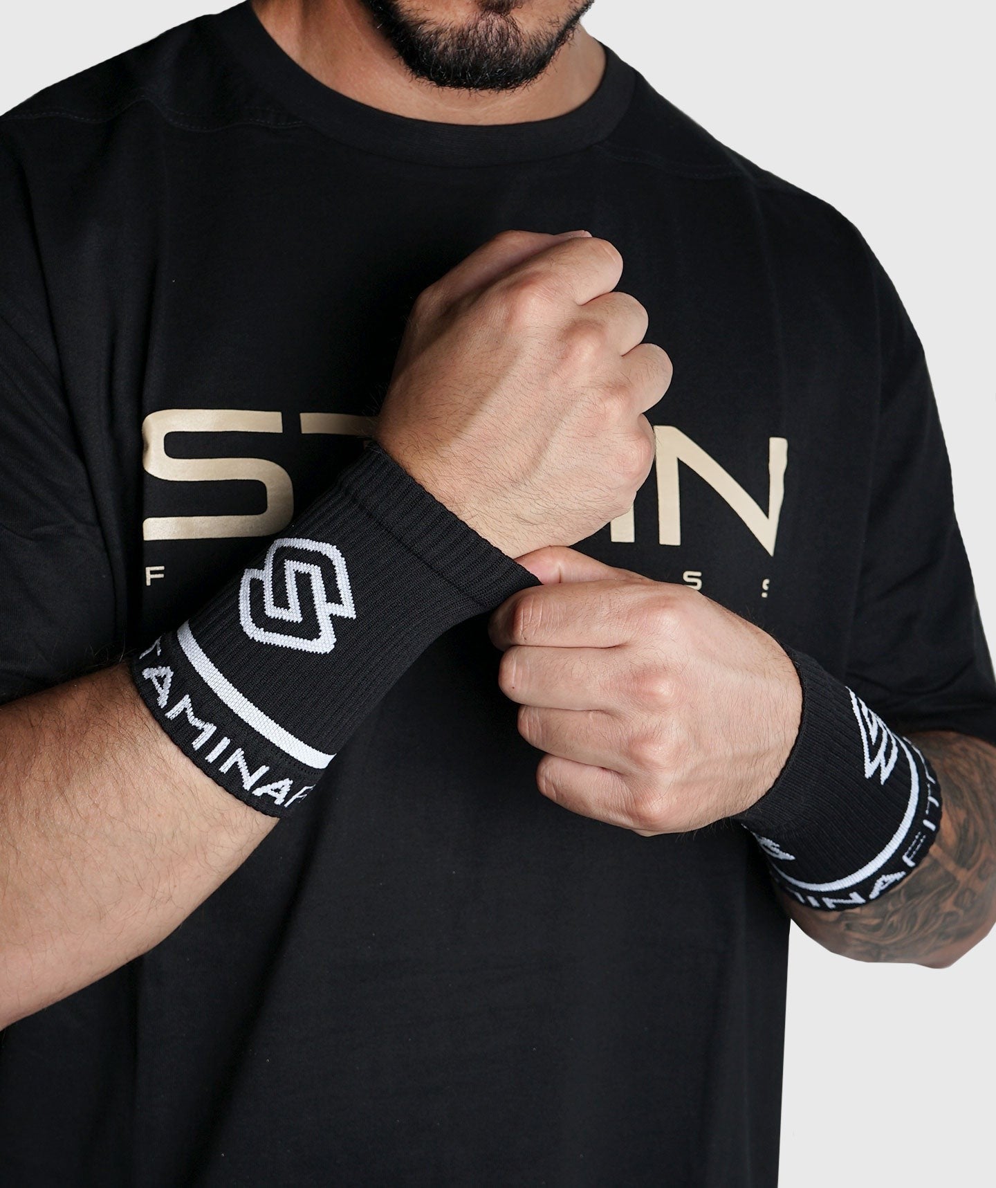 POLSINI SLIM - BANDES DE POIGNET - NOIR - STAMINA FITNESS