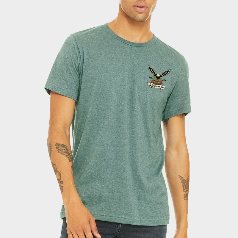 EAGLE SNAKE - TEE-SHIRT - VERT - JUSTHANG