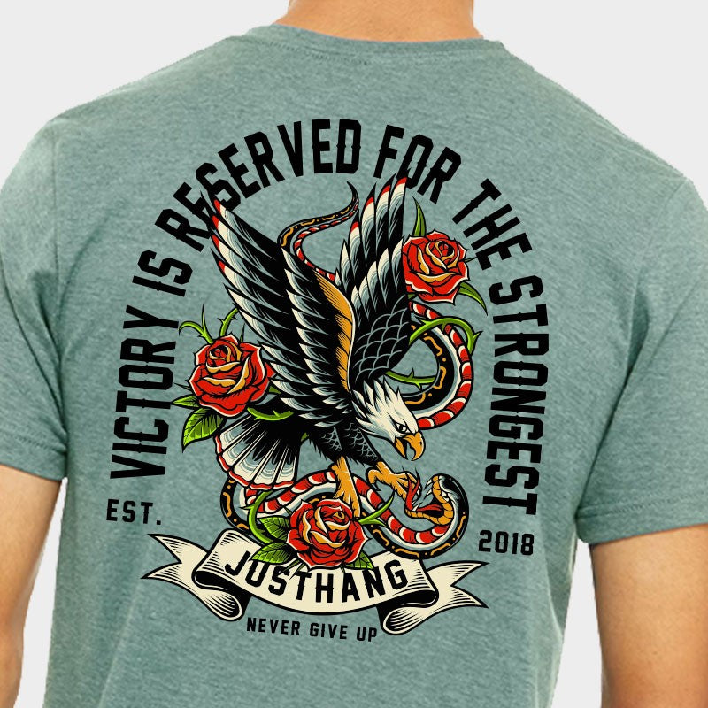 EAGLE SNAKE - TEE-SHIRT - VERT - JUSTHANG