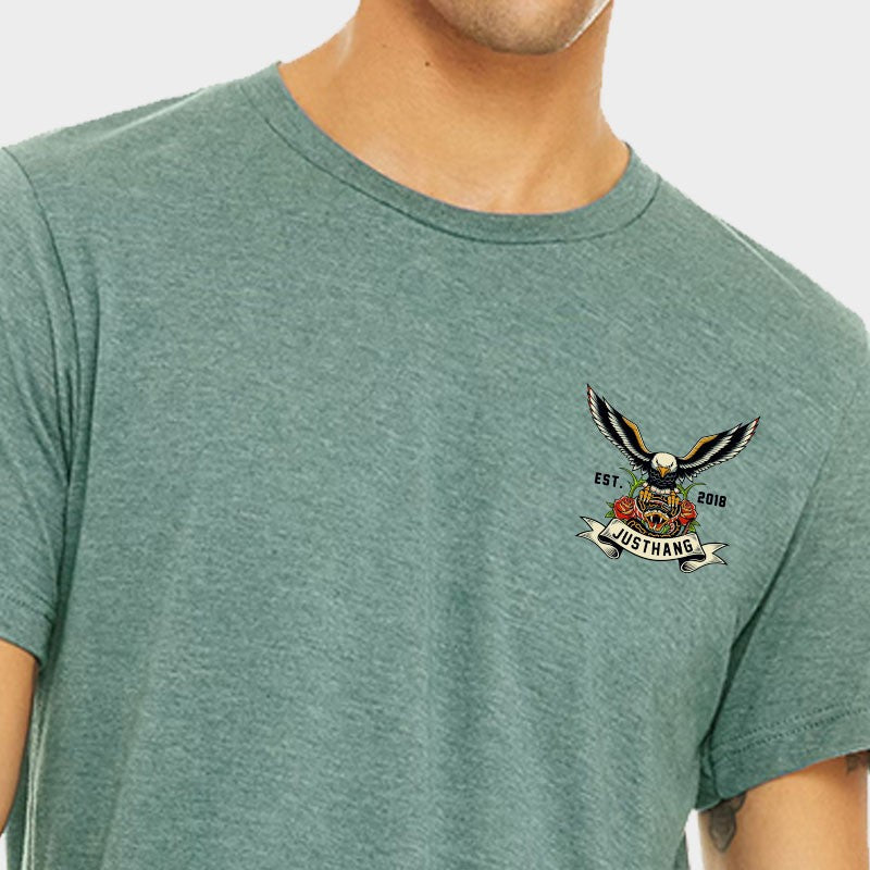 EAGLE SNAKE - TEE-SHIRT - VERT - JUSTHANG