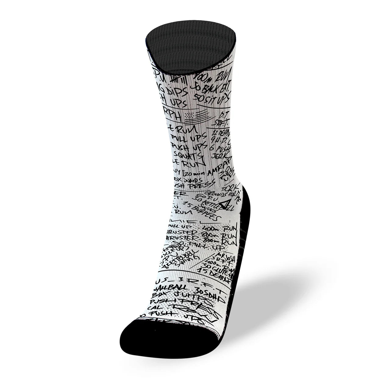 HERO WODS WHITE- CHAUSSETTES - LITHE APPAREL