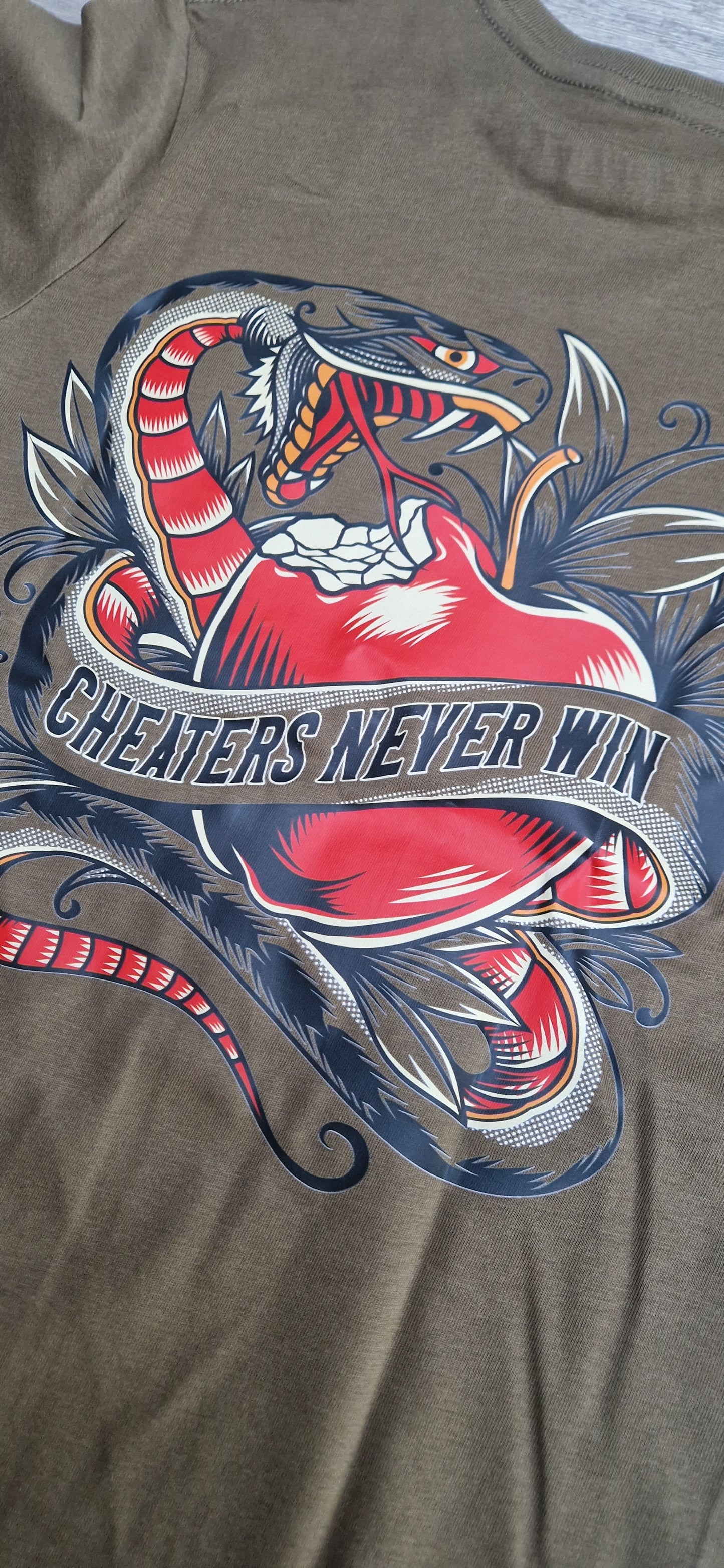 CHEATERS NEVER WIN - T-SHIRT - ENFANT - JUSTHANG