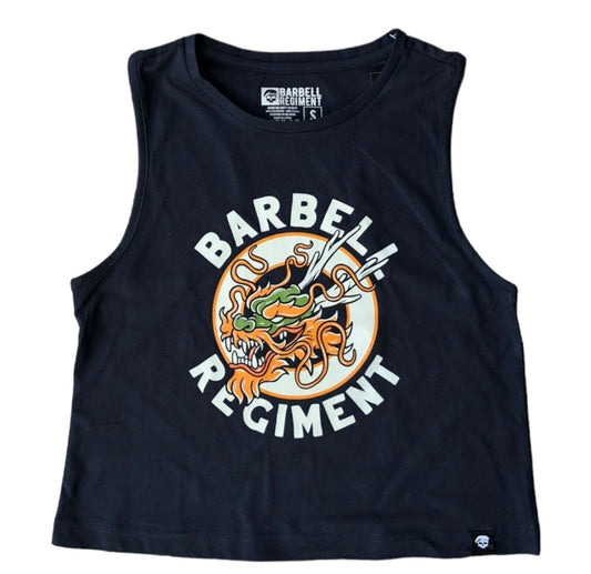 FORGED IN THE FLAMES - CROP TANK - BARBELL REGIMENT