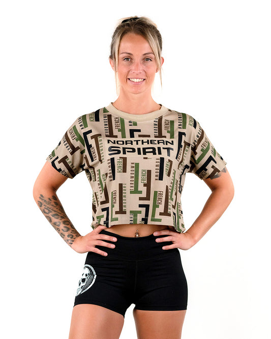 NS WINGS FTD - CROP TOP FRENCH CAMO - NORTHERN SPIRIT