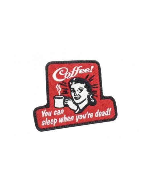 COFFEE, YOU CAN SLEEP WHEN YOU'RE DEAD - PATCH TISSUS