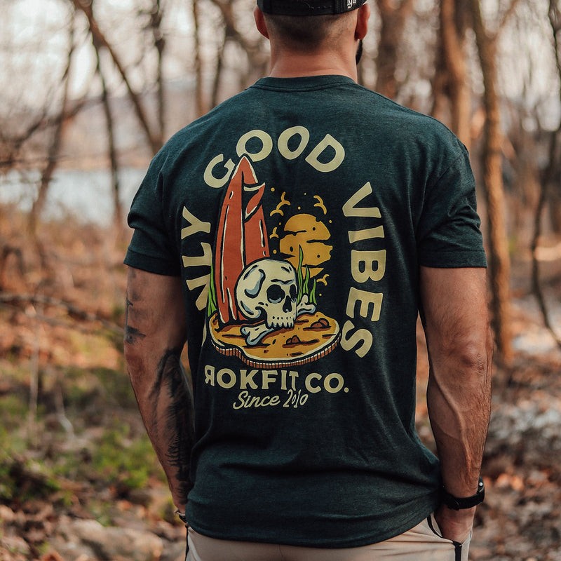 ONLY GOOD VIBES - T-SHIRT - ROKFIT