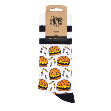 BURGER MANIA - CHAUSSETTES  - TAILLE UNIQUE- AMERICAN SOCKS