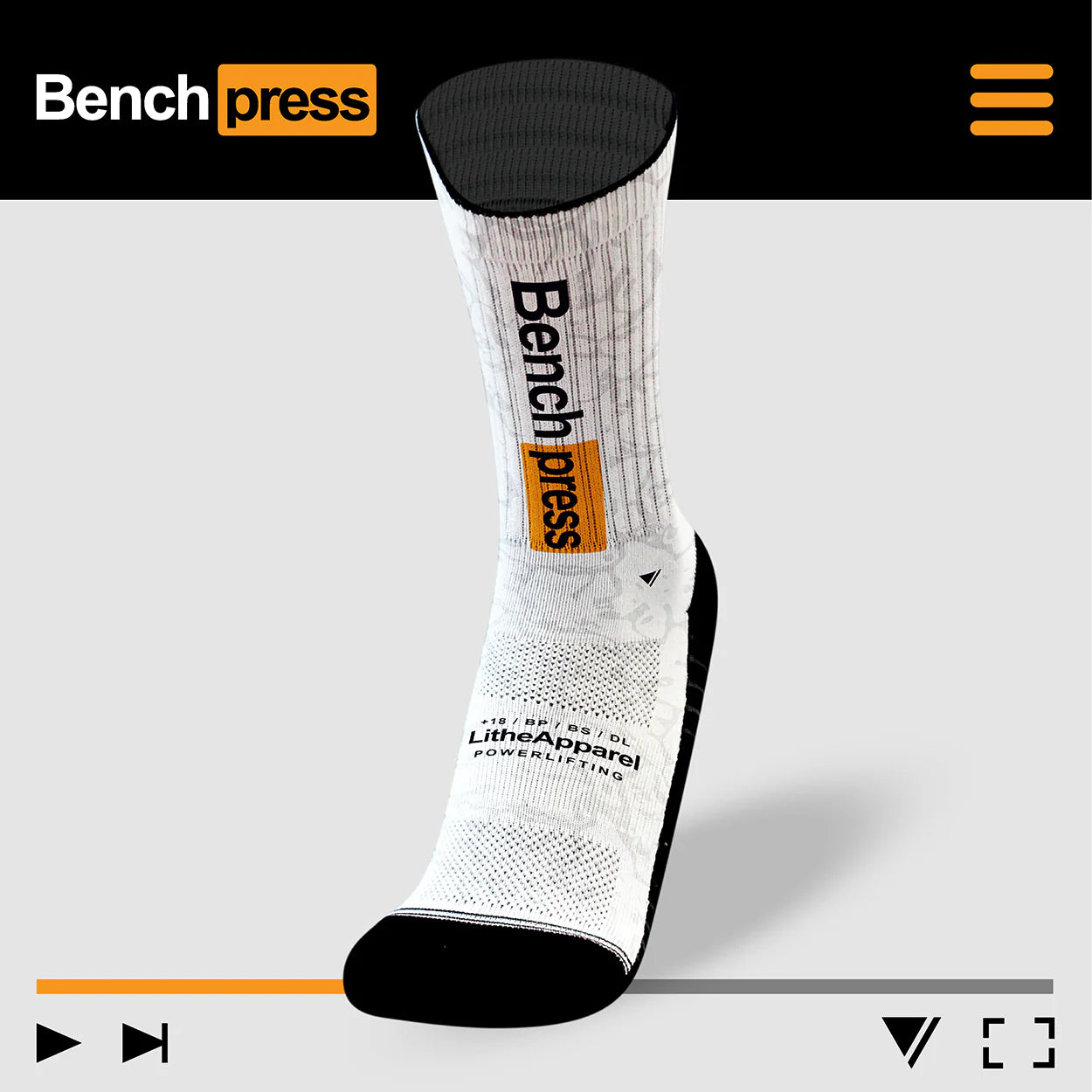 BENCH PRESS - CHAUSSETTES - LITHE APPAREL