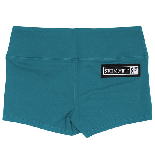 BOOTY SHORT - TEAL - ROKFIT