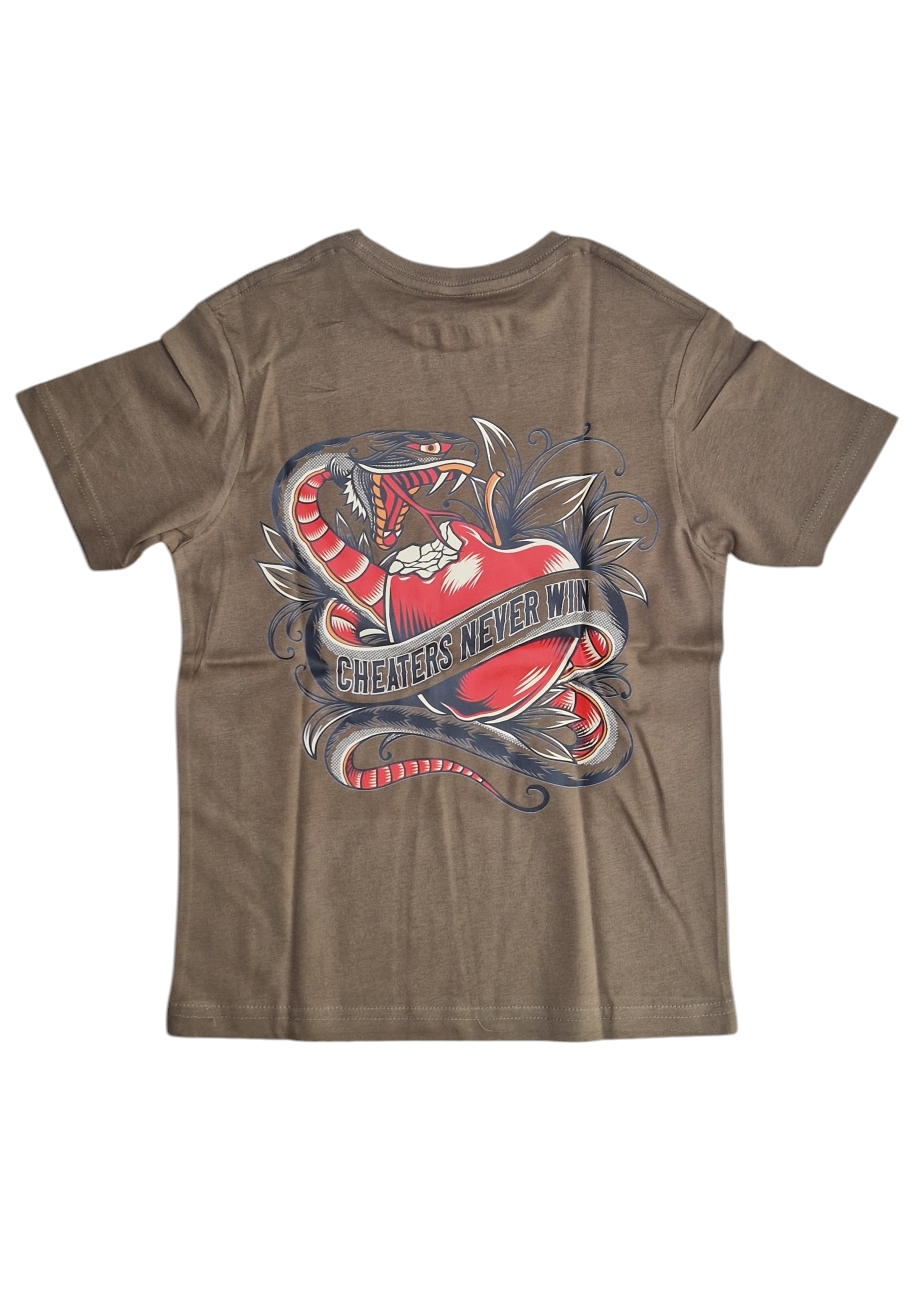 CHEATERS NEVER WIN - T-SHIRT - ENFANT - JUSTHANG