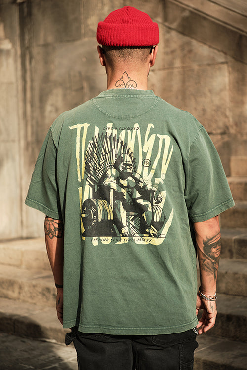 LIFT & CONQUER OVERSIZE T-SHIRT - THUNDERNOISE