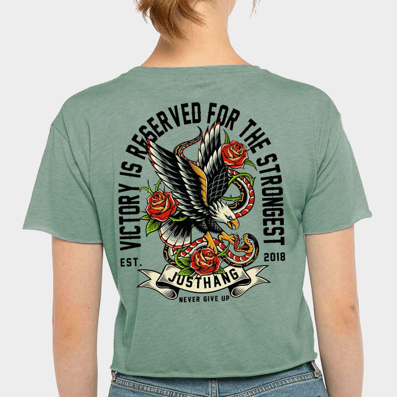 EAGLE SNAKE - CROP TOP - VERT- JUSTHANG