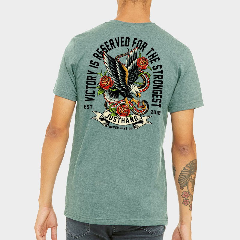 EAGLE SNAKE - TEE-SHIRT - VERT - JUSTHANG