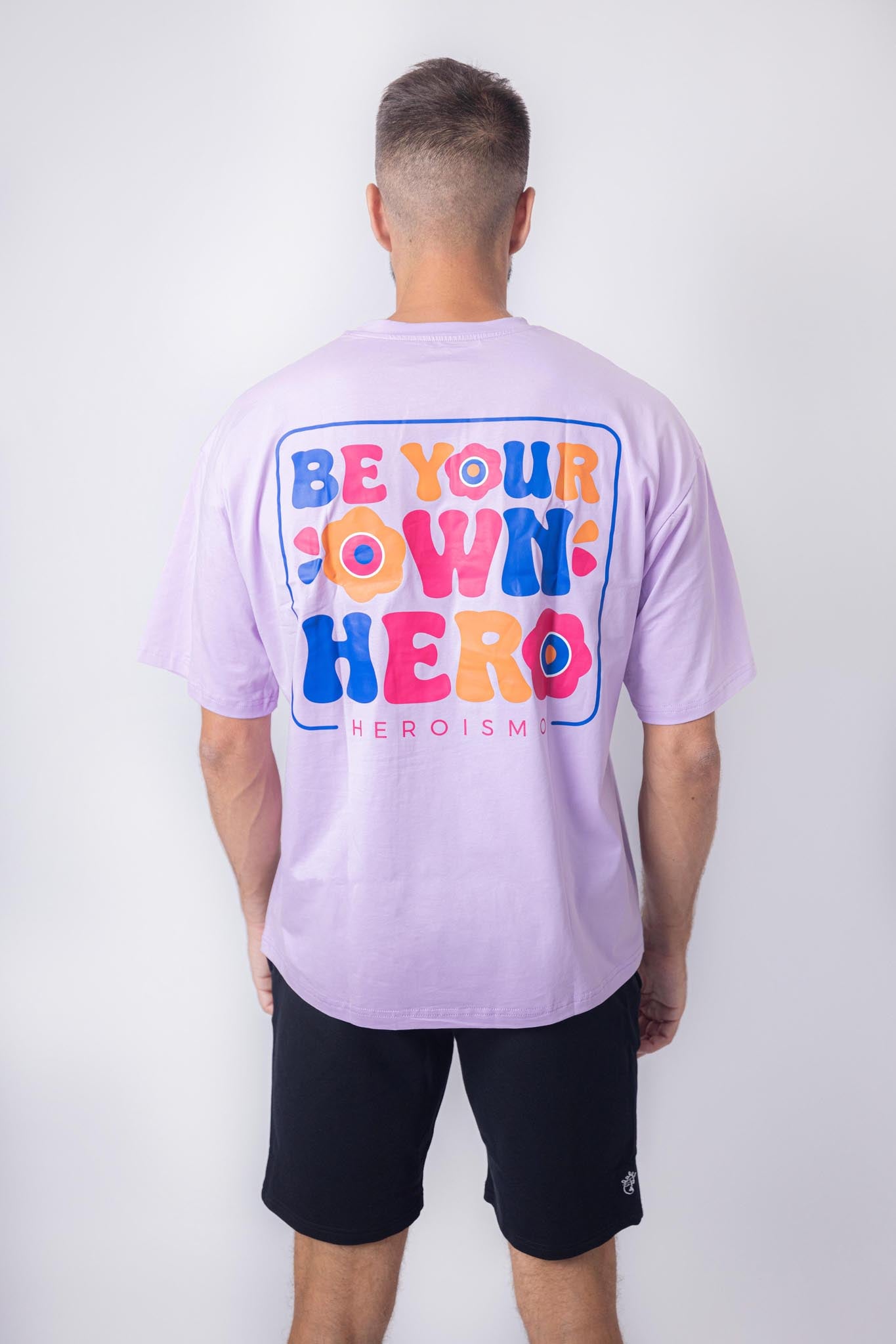 YAYA - T-SHIRT OVERSIZE - LAVENDER HAZE - HEROISMO