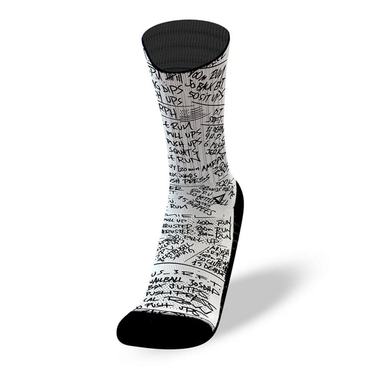 HERO WODS WHITE- CHAUSSETTES - LITHE APPAREL