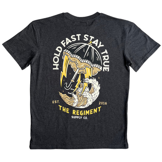 HOLD FAST STAY TRUE - HEAVY OVERSIZED T-SHIRT - BARBELL REGIMENT