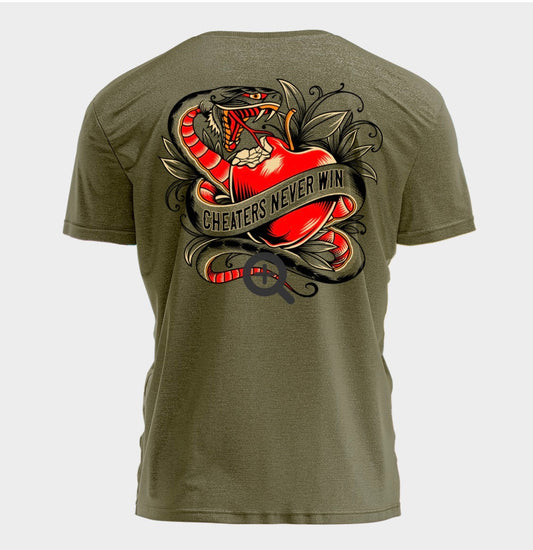 CHEATERS NEVER WIN - T-SHIRT ENFANT - JUSTHANG