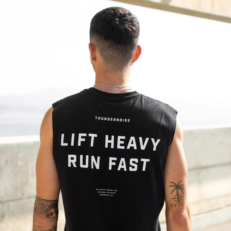 LIFT HEAVY RUN FAST - TANK TOP - THUNDERNOISE