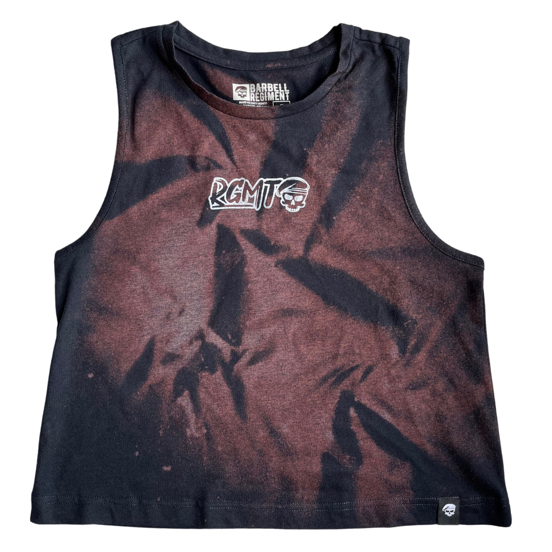 RGMT TANK - WASHED OUT BLACK - BARBELL REGIMENT