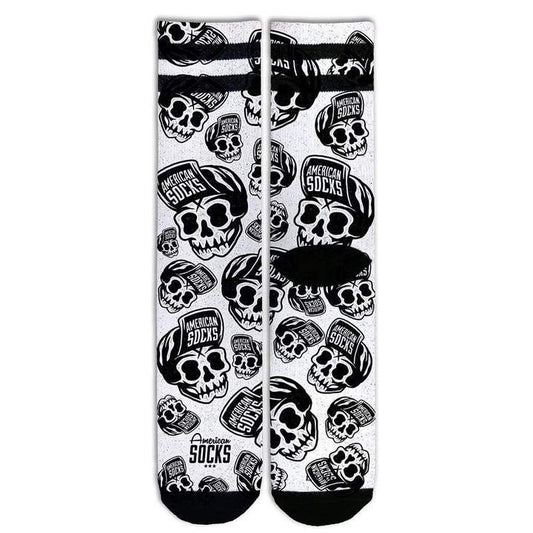 SKATER SKULL - MID HIGH - Chaussettes - AMERICAN SOCKS