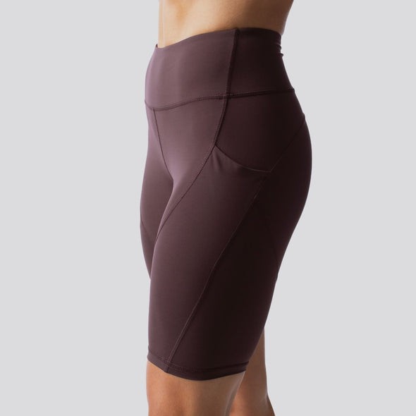 THE CADENCE SHORT - DEEP PLUM - BORN PRIMITIVE