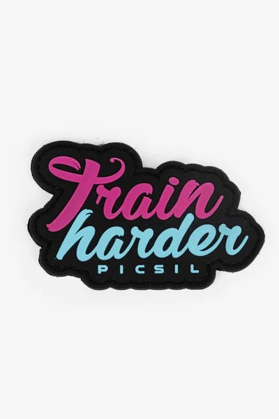 TRAIN HARDER - PATCHS EN VELCRO - PICSIL