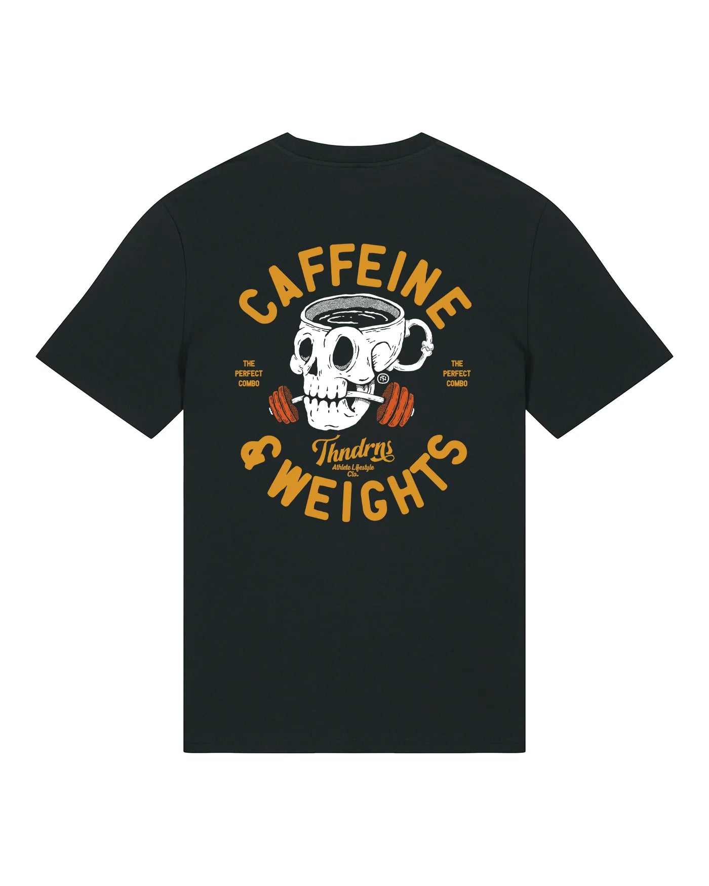CAFFEINE &amp; WEIGHTS - T-SHIRT - THUNDERNOISE