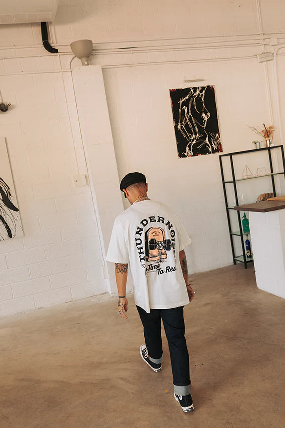 NO TIME TO REST - OVERSIZE T-SHIRT - THUNDERNOISE