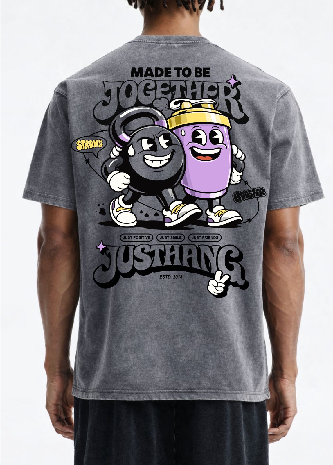 TOGETHER - T-SHIRT OVERSIZE - JUSTHANG