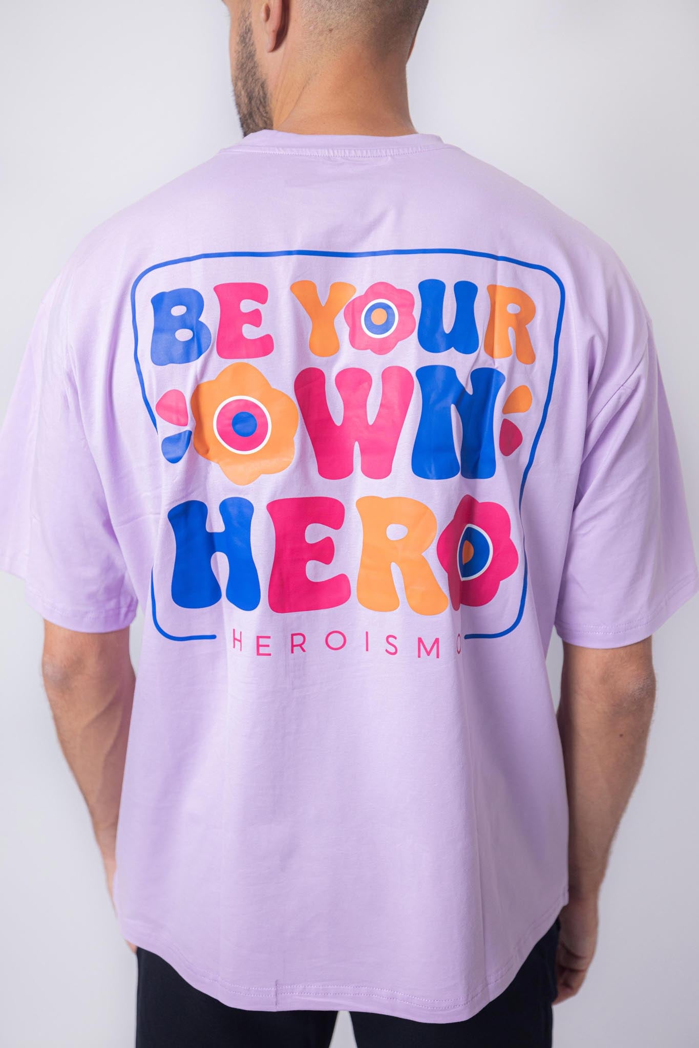 YAYA - OVERSIZED T-SHIRT - LAVENDER HAZE - HEROISMO