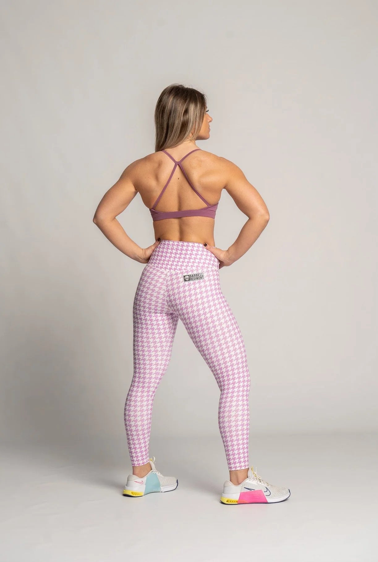 KIMY - LEGGINGS - LIGHT PINK- BARBELL REGIMENT