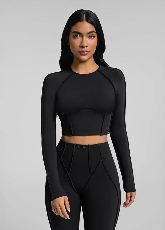 CONTOUR STITCH - T-SHIRT LONGUES MANCHES - BETTER ME