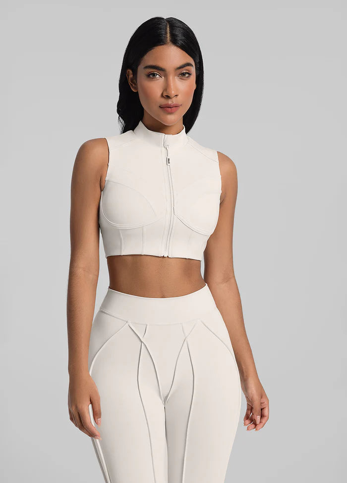 ZIP UP - CROP TOP - BETTER ME