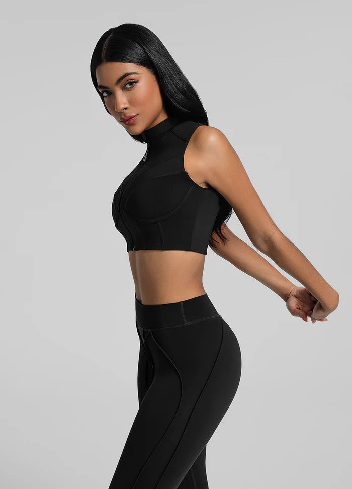 ZIP UP - CROP TOP - BETTER ME