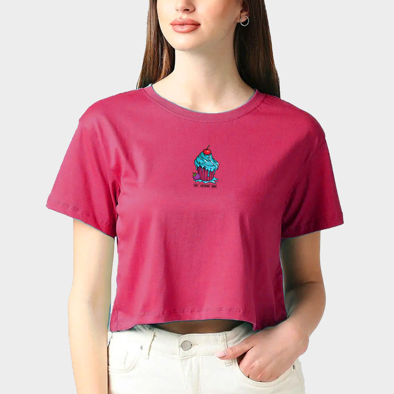 CUPCAKE - CROP TOP - ROSE - JUSTHANG