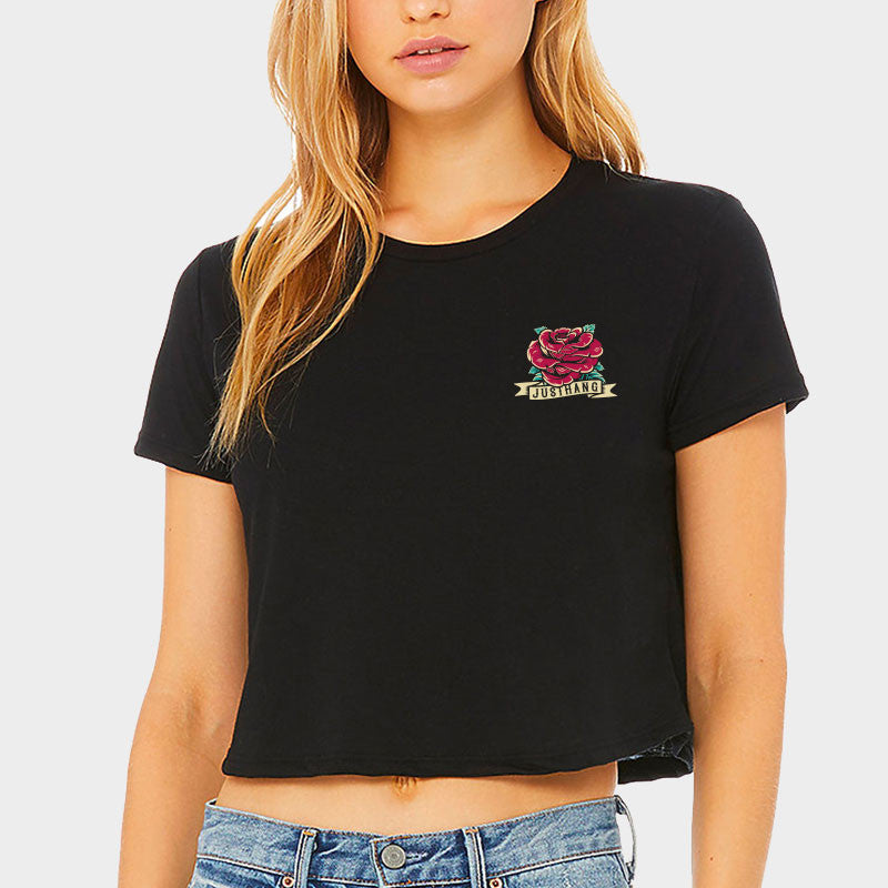 BARBELL FLOWER - CROP TOP - JUSTHANG