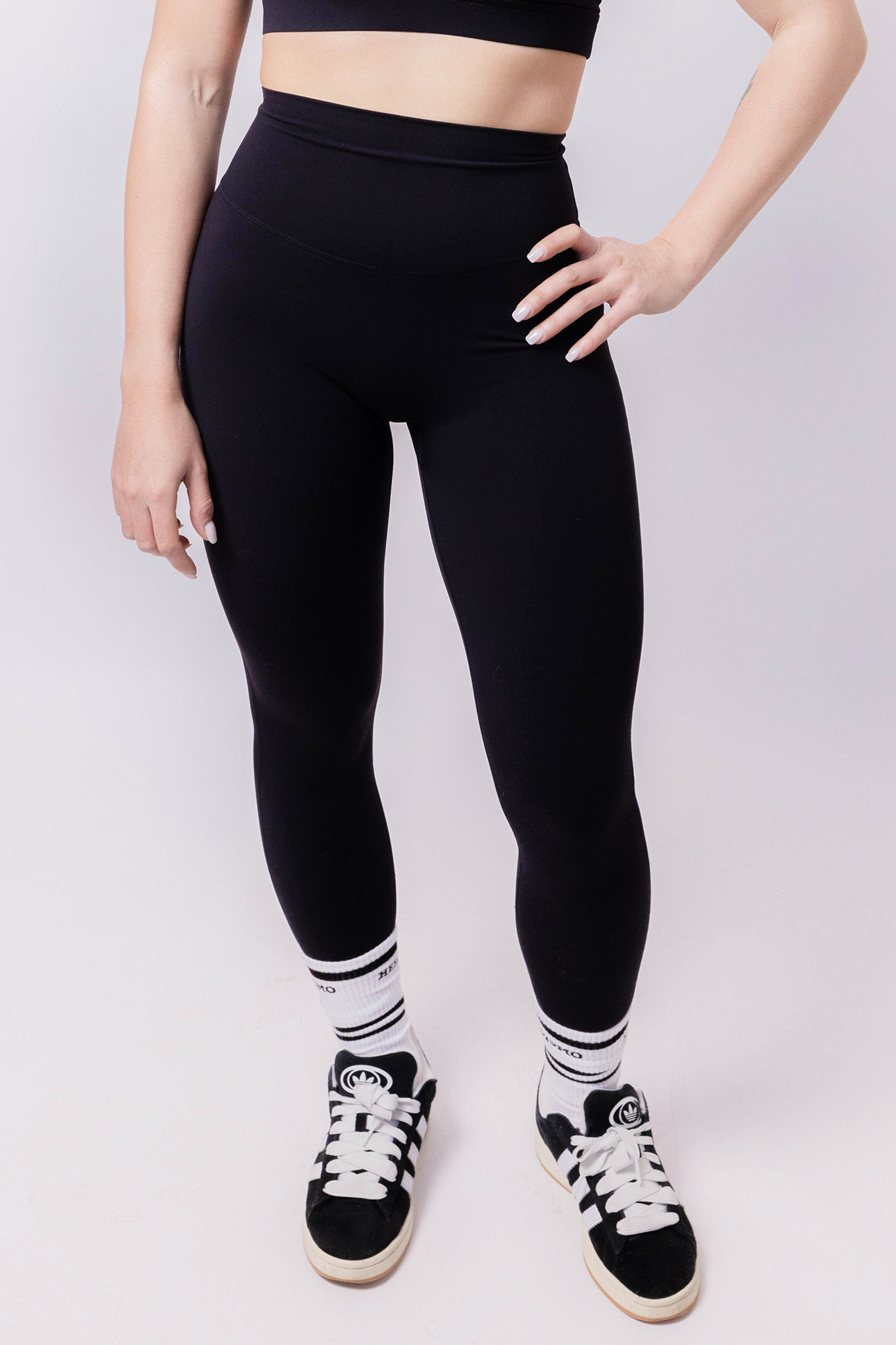 FLORINE - LEGGING BLACK (HIDDEN SCUNCH) - HEROISMO