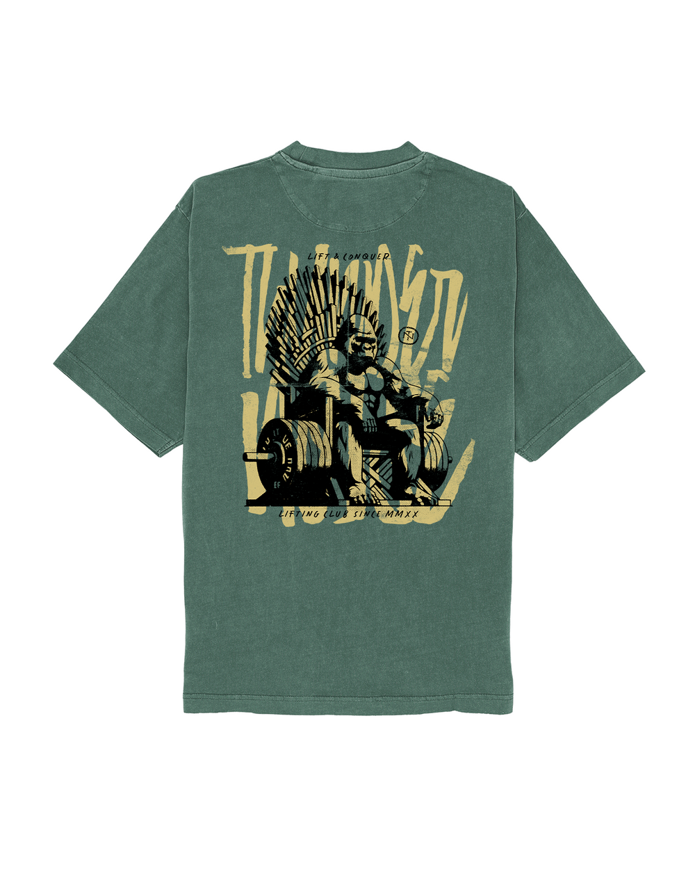 LIFT & CONQUER OVERSIZE T-SHIRT - THUNDERNOISE