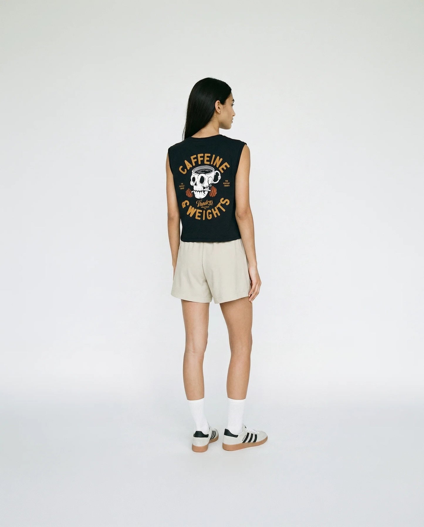 LIFT HEAVY RUN FAST - CROP TOP - THUNDERNOISE