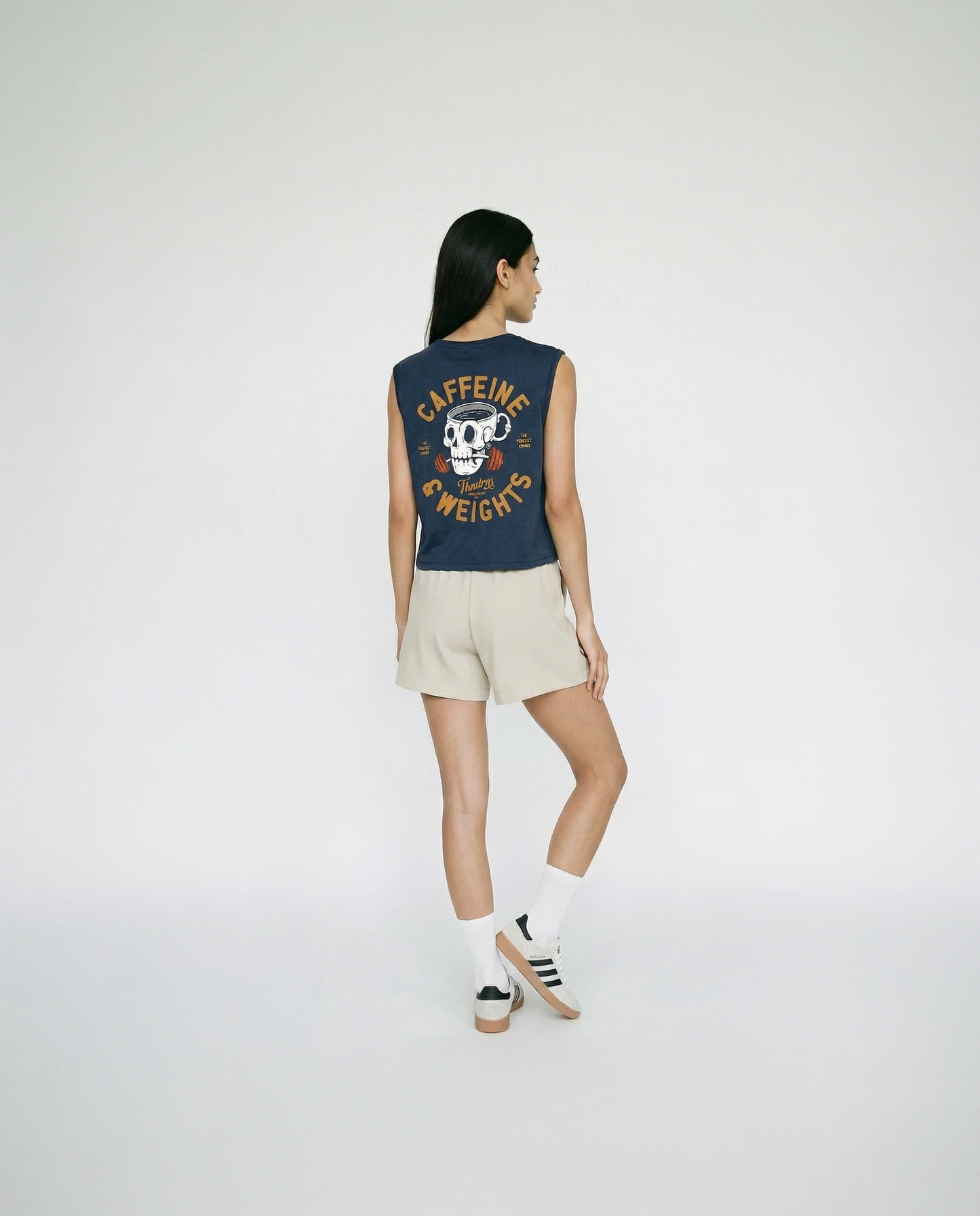 LIFT HEAVY RUN FAST - CROP TOP - THUNDERNOISE