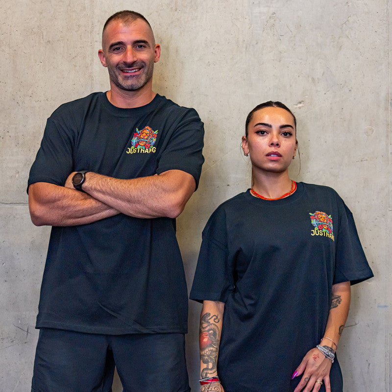 BARBELL LION - T-SHIRT OVERSIZE - JUSTHANG