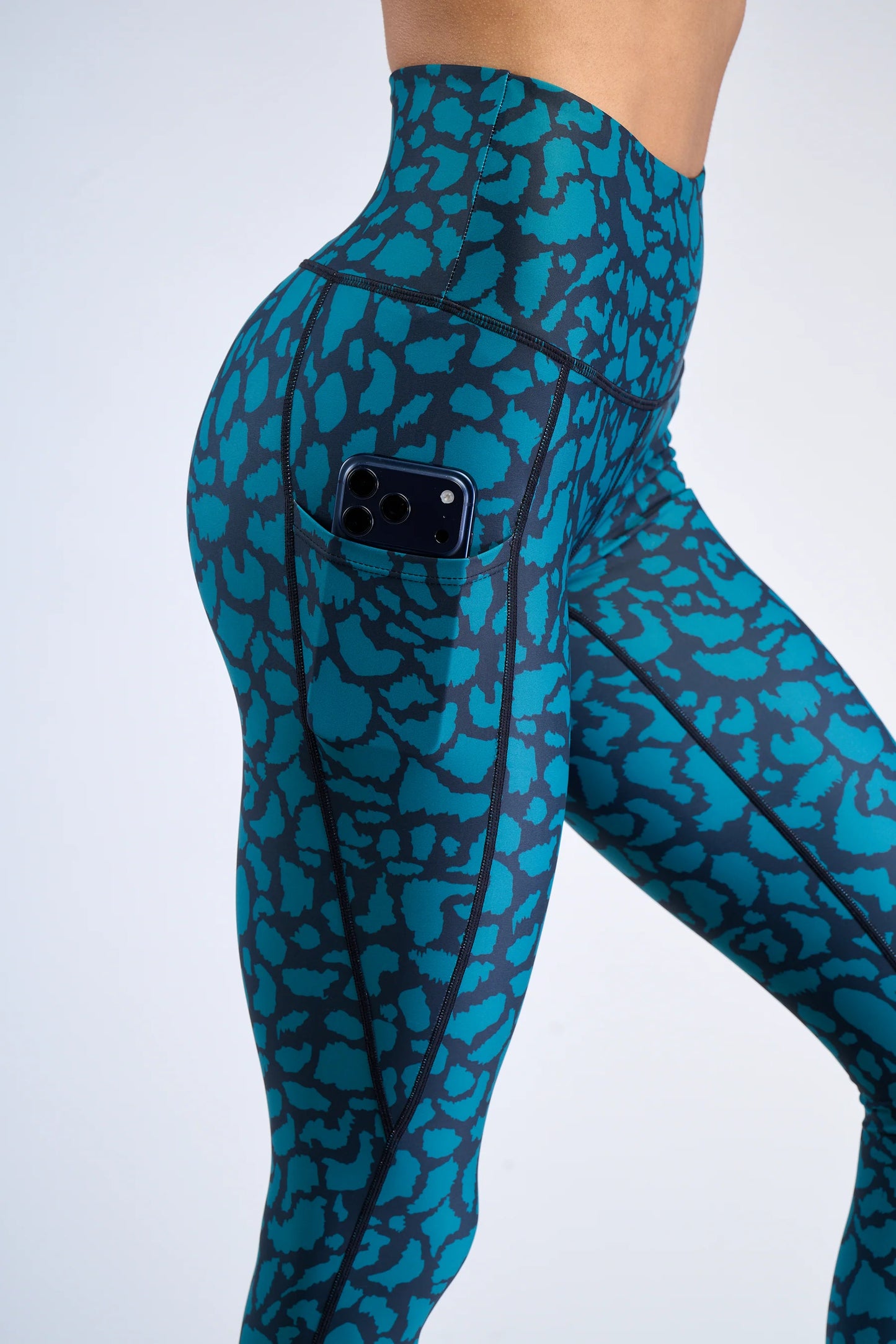 TEAL LEOPARD - LEGGING - VOXY