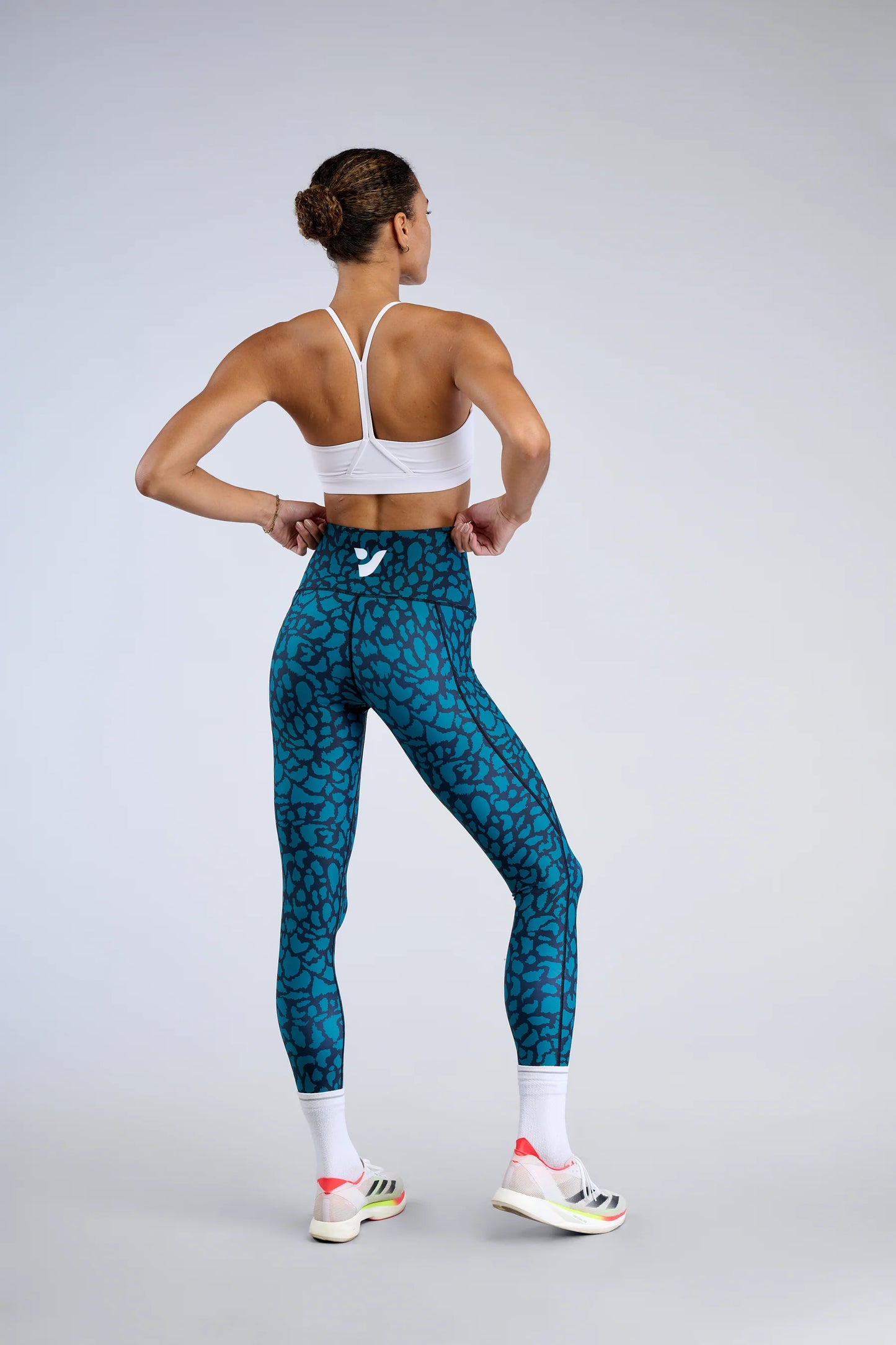 TEAL LEOPARD - LEGGING - VOXY