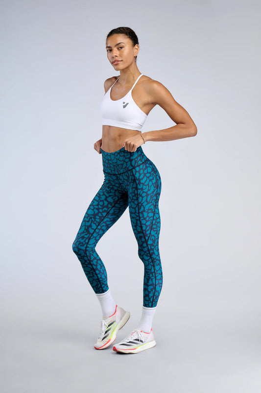 TEAL LEOPARD - LEGGING - VOXY