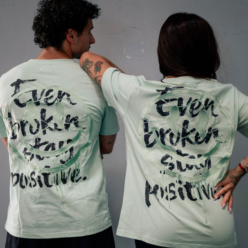 STAY POSITIF - T-SHIRT OVERSIZE - JUSTHANG